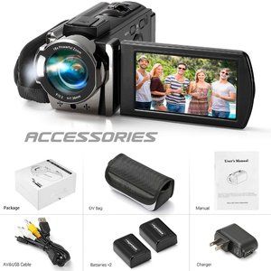 NIB Full HD  Camcorder Video Digital Camera